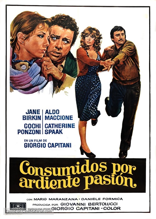 Bruciati da cocente passione - Spanish Movie Poster