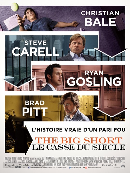 The Big Short - French Movie Poster