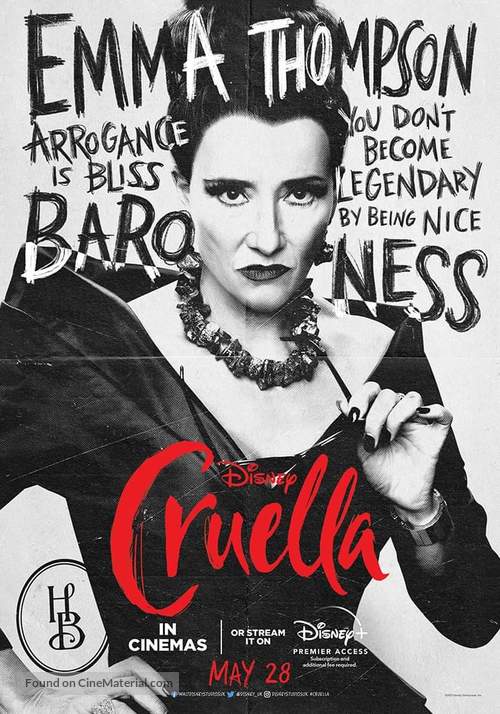 Cruella - British Movie Poster