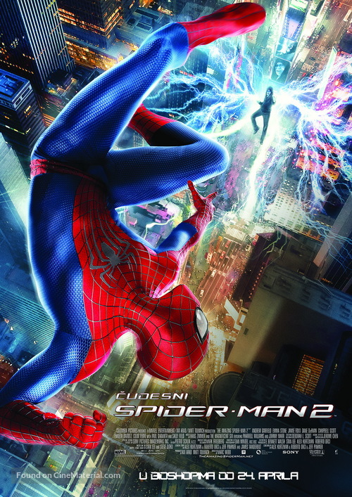 The Amazing Spider-Man 2 - Serbian Movie Poster