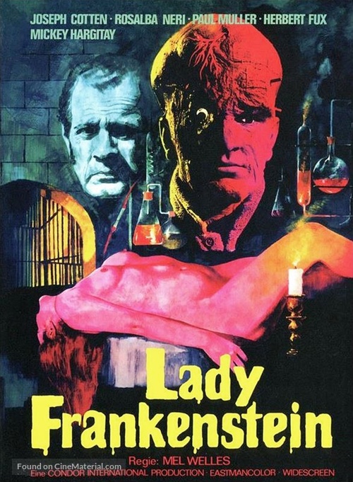 La figlia di Frankenstein - German Blu-Ray movie cover