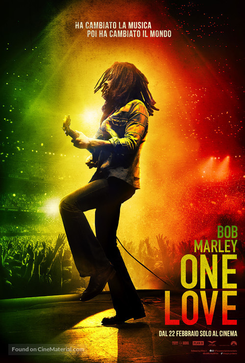 Bob Marley: One Love - Italian Movie Poster