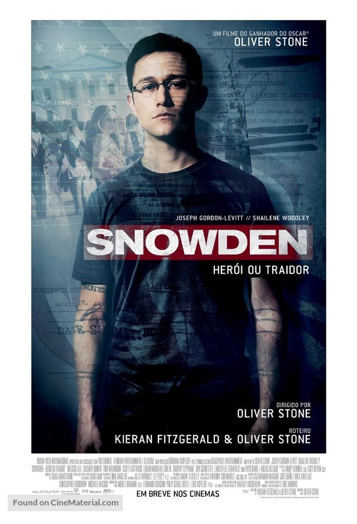 Snowden - Brazilian Movie Poster