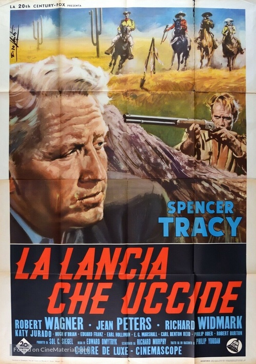 Broken Lance - Italian Movie Poster