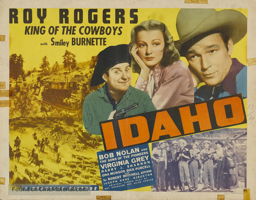 Idaho (1943) movie poster