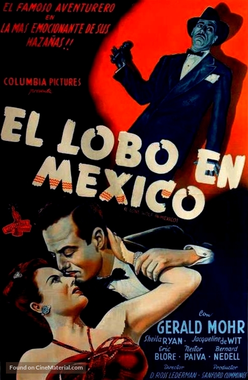 The Lone Wolf in Mexico - Argentinian Movie Poster