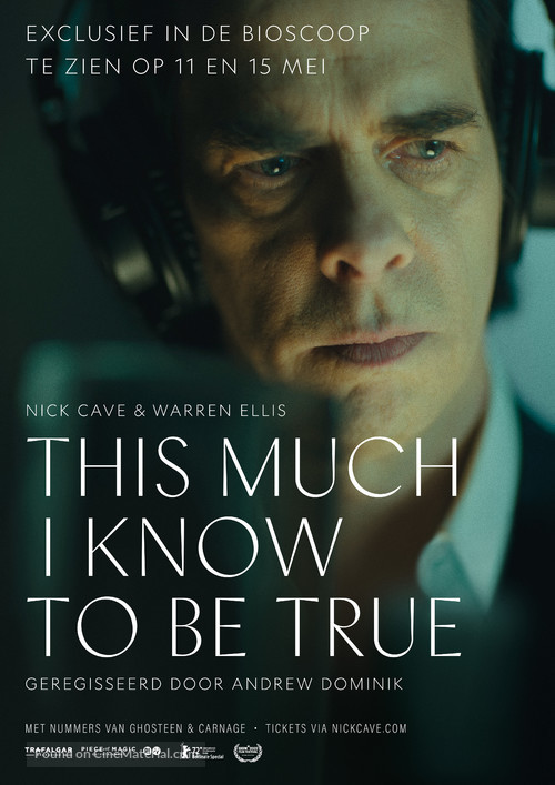 This Much I Know to Be True - Dutch Movie Poster