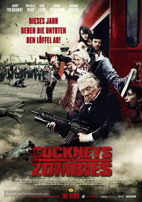 Cockneys vs Zombies - German Movie Poster