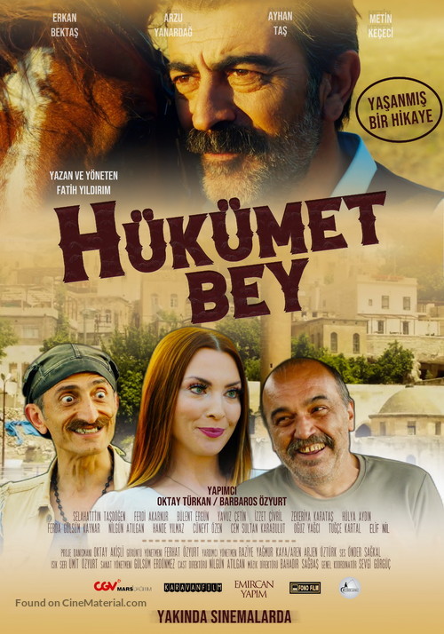 H&uuml;k&uuml;met Bey - Turkish Movie Poster