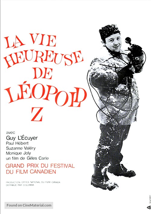 La vie heureuse de L&eacute;opold Z - Canadian Movie Poster