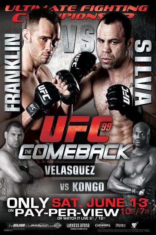 UFC 99: The Comeback - Movie Poster