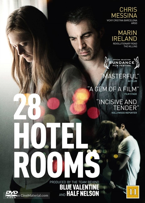 28 Hotel Rooms - Danish DVD movie cover