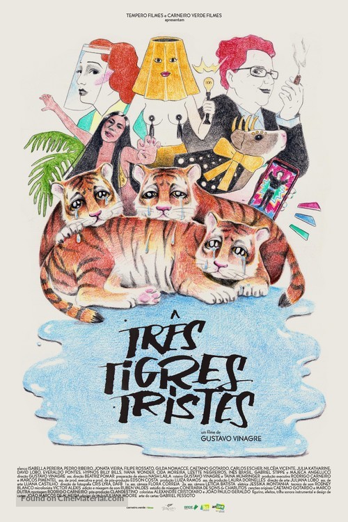 Tr&ecirc;s Tigres Tristes - Brazilian Movie Poster