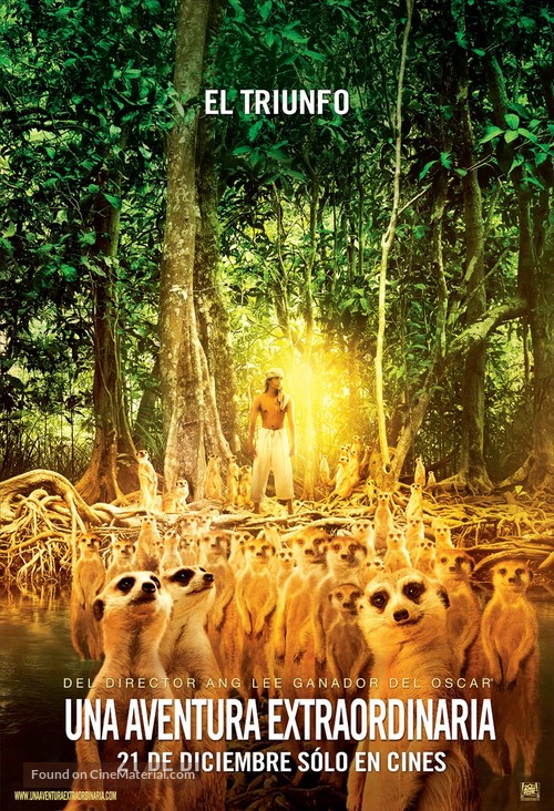 Life of Pi - Colombian Movie Poster