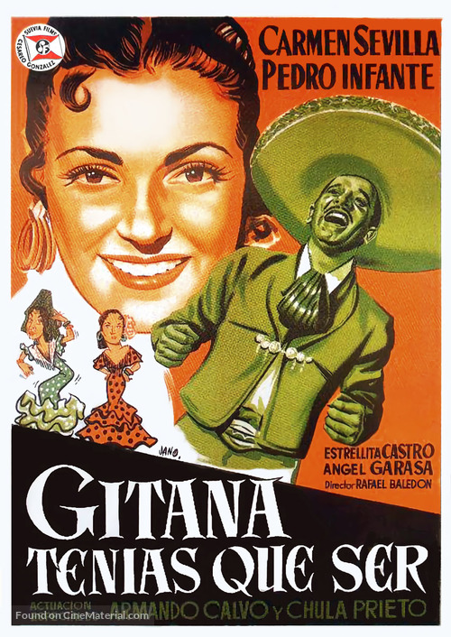 Gitana ten&iacute;as que ser - Spanish Movie Poster