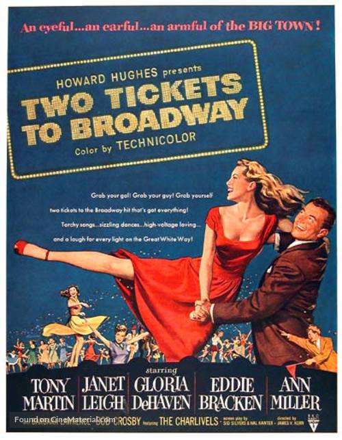 Two Tickets to Broadway - Movie Poster