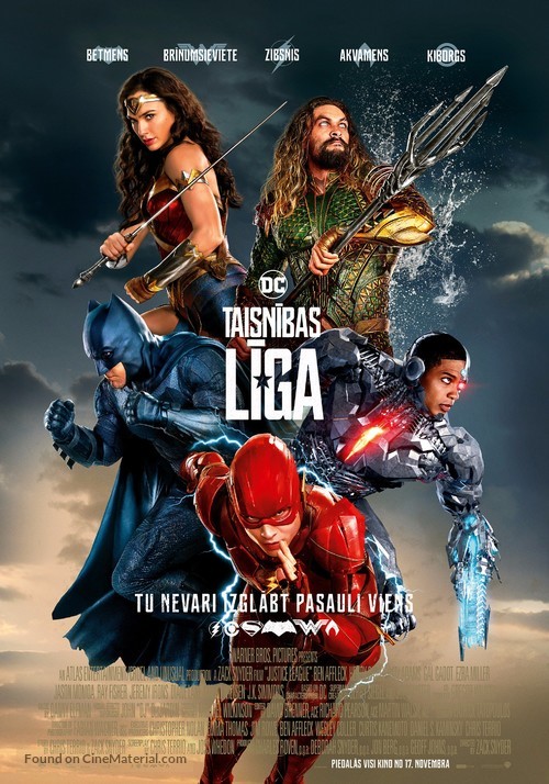 Justice League - Latvian Movie Poster