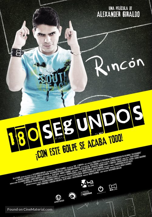 180 Segundos - Colombian Movie Poster