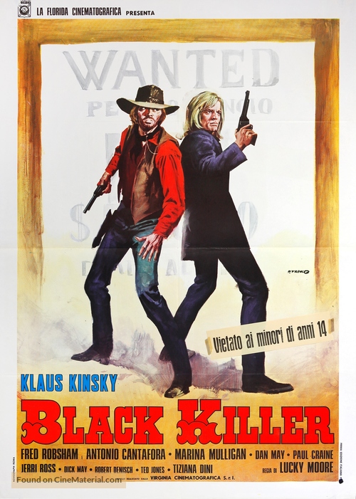 Black Killer - Italian Movie Poster