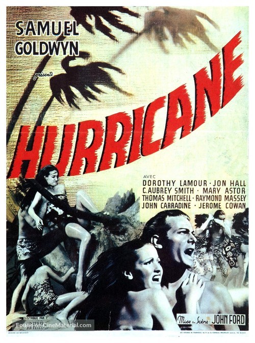 The Hurricane - Belgian Movie Poster