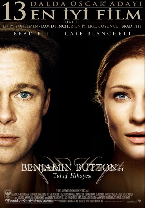 The Curious Case of Benjamin Button - Turkish Movie Poster