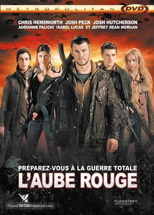 Red Dawn - French DVD movie cover