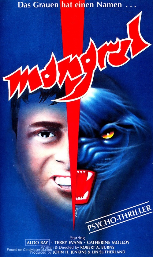 Mongrel - German VHS movie cover
