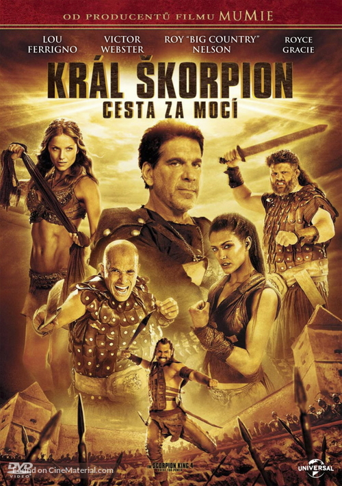 The Scorpion King: The Lost Throne - Czech DVD movie cover