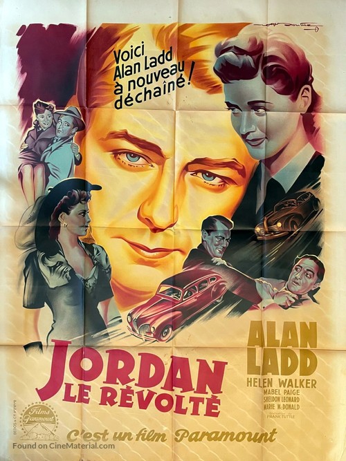 Lucky Jordan - French Movie Poster