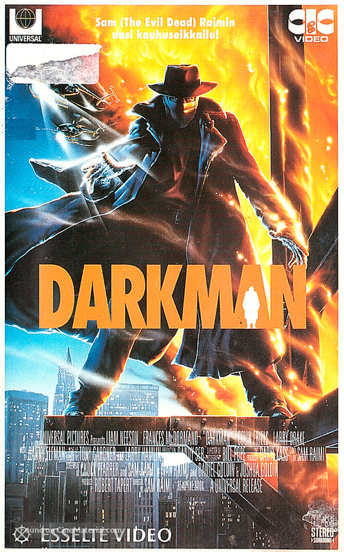Darkman - Finnish VHS movie cover