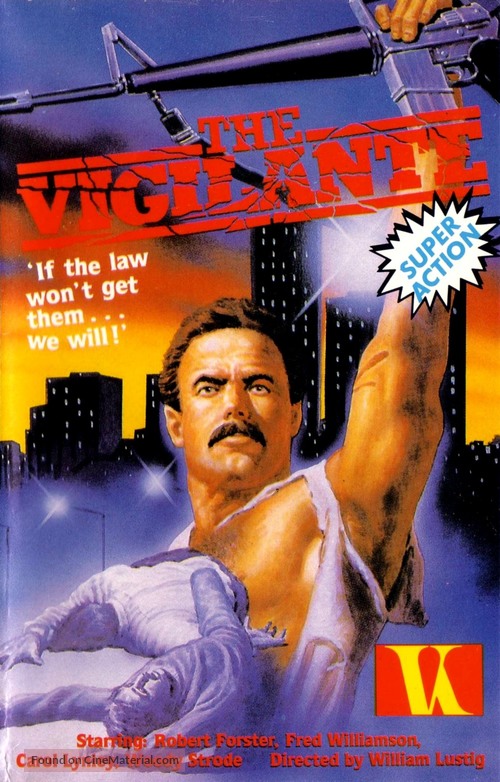 Vigilante - VHS movie cover