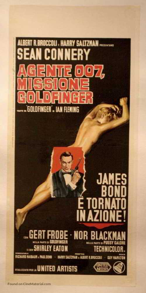 Goldfinger - Italian Movie Poster