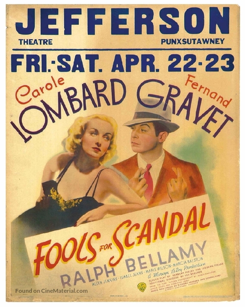 Fools for Scandal - Movie Poster