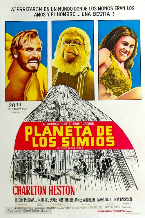 Planet of the Apes - Argentinian Movie Poster