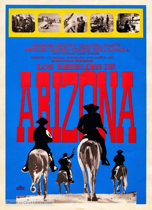 Los rebeldes de Arizona - Spanish Movie Poster