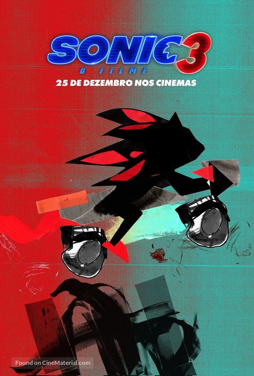 Sonic the Hedgehog 3 - Brazilian Movie Poster