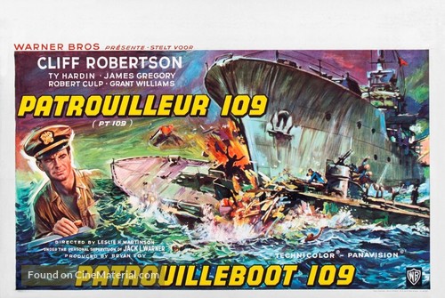 PT 109 - Belgian Movie Poster