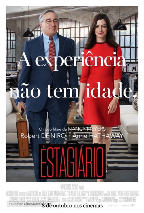 The Intern - Portuguese Movie Poster