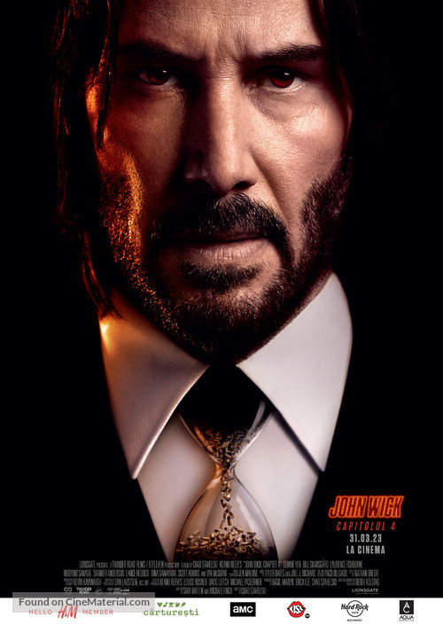 John Wick: Chapter 4 - Romanian Movie Poster