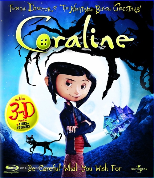 Coraline - Blu-Ray movie cover