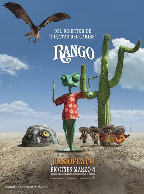 Rango - Colombian Movie Poster