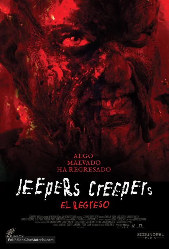 Jeepers Creepers 3 - Argentinian Movie Poster