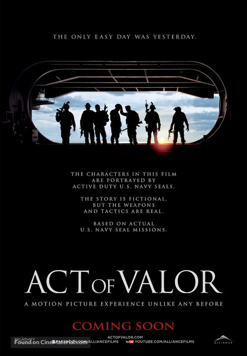 Act of Valor - Canadian Movie Poster