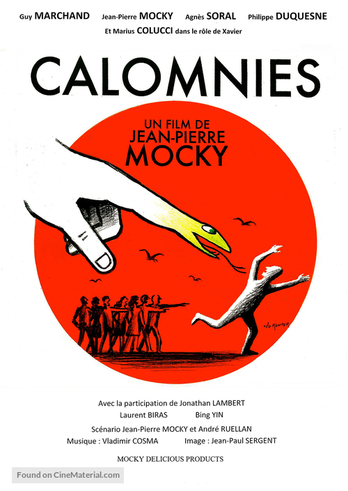 Calomnies - French Movie Poster