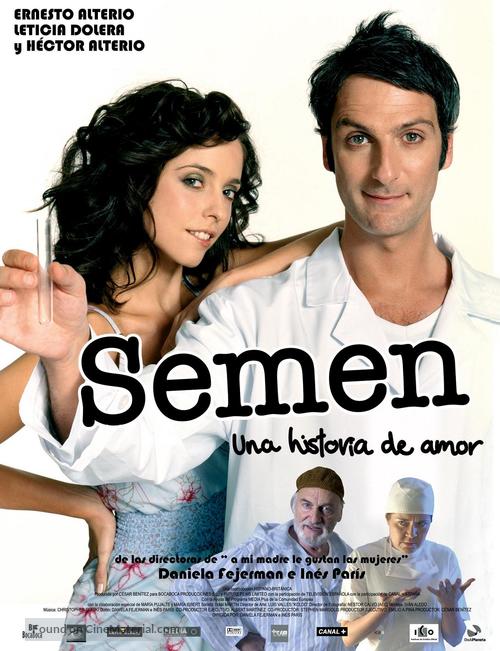 Semen, una historia de amor - Spanish Movie Poster