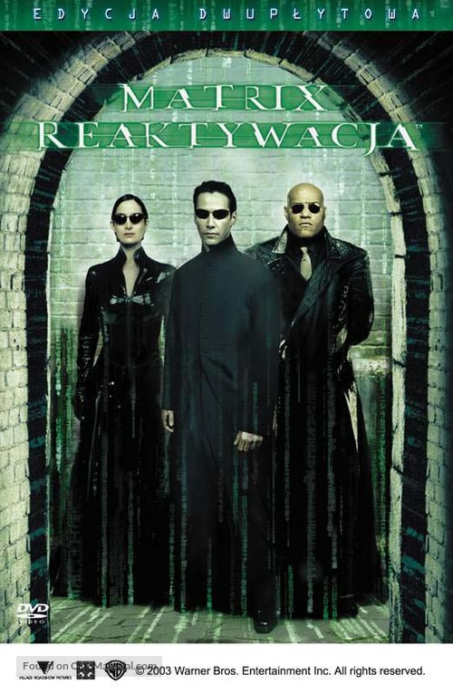 The Matrix Reloaded - Polish DVD movie cover