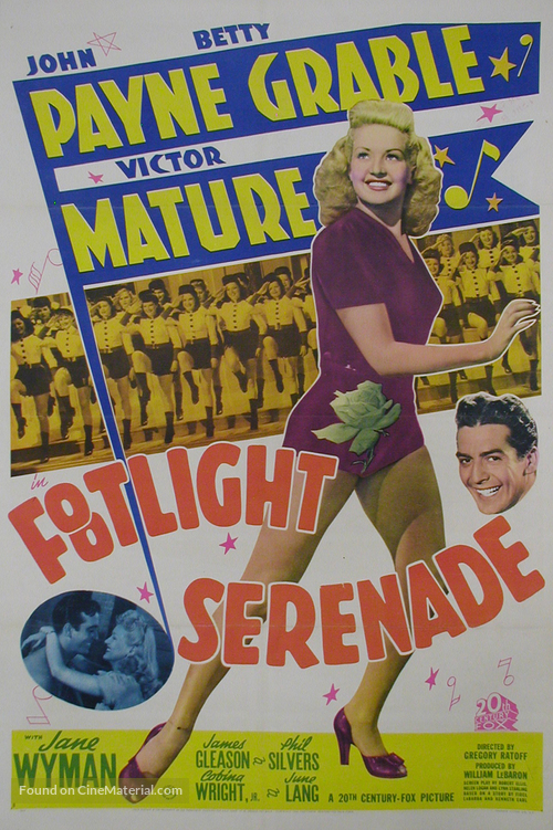Footlight Serenade - Movie Poster