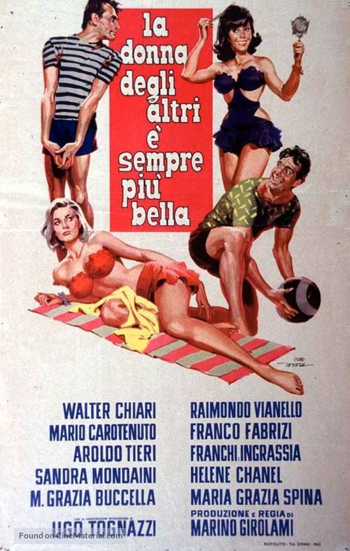 La donna degli altri &egrave; sempre pi&ugrave; bella - Italian Movie Poster