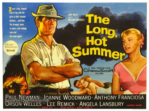 The Long, Hot Summer - British Movie Poster