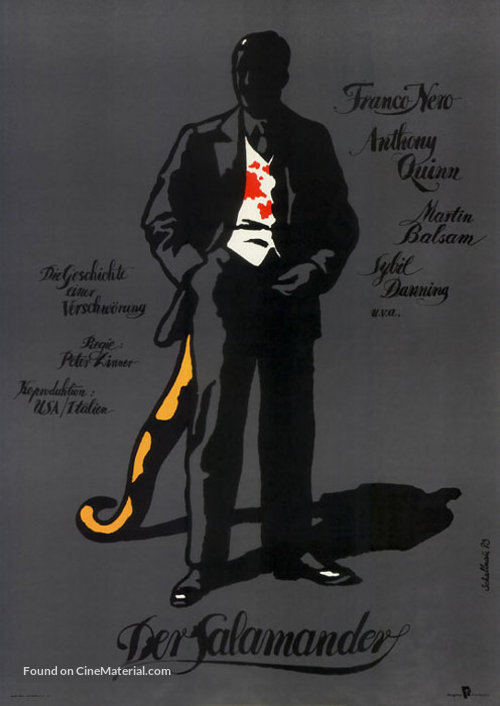 The Salamander - German Movie Poster